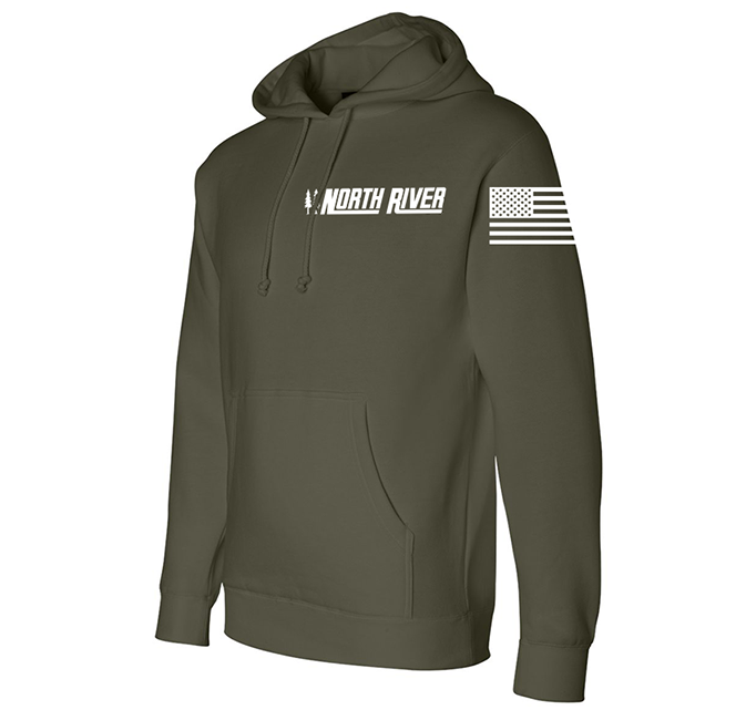 Army Independent Heavyweight Hooded Pullover Sweatshirt – North River Boats