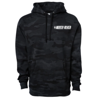 Black Camo Independent Heavyweight Hooded Pullover Sweatshirt