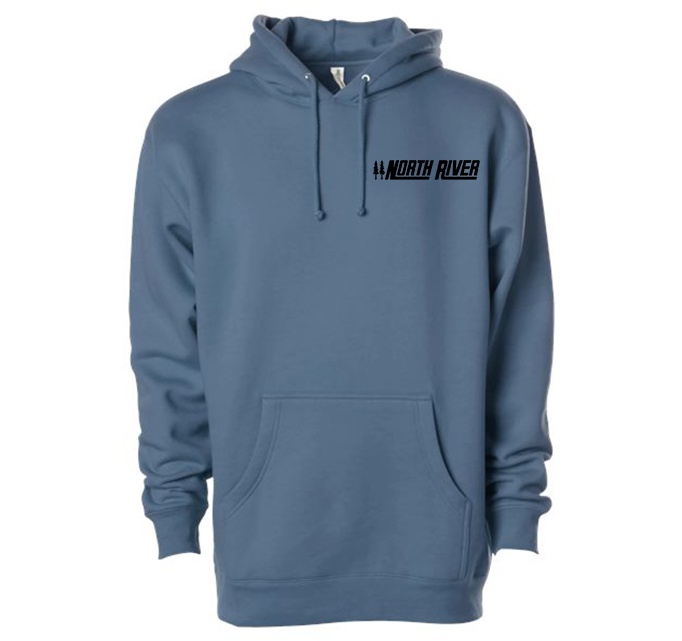 Storm Blue Independent Heavyweight Hooded Pullover Sweatshirt – North ...