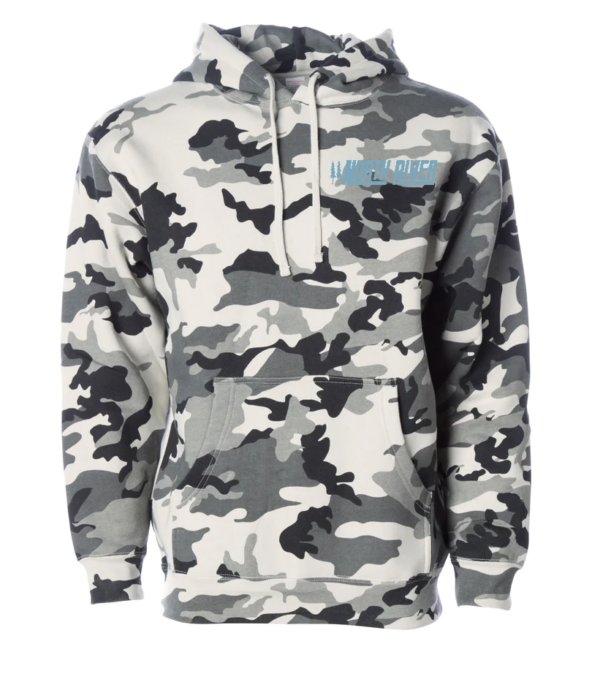 Snow Camo Independent Heavyweight Hooded Pullover Sweatshirt – North ...