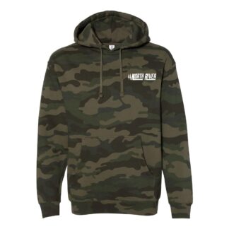 Forrest Camo Independent Heavyweight Hooded Pullover Sweatshirt